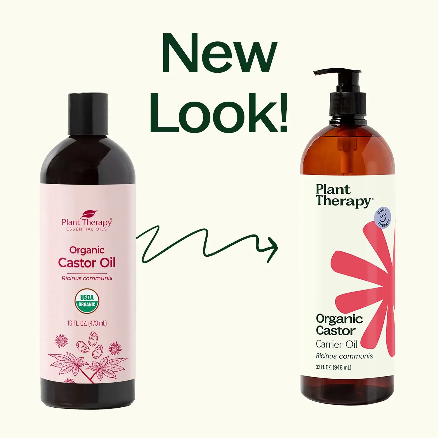 Plant Therapy - Wholesale Bath/Body Oil - Organic Castor Oil 32 oz1