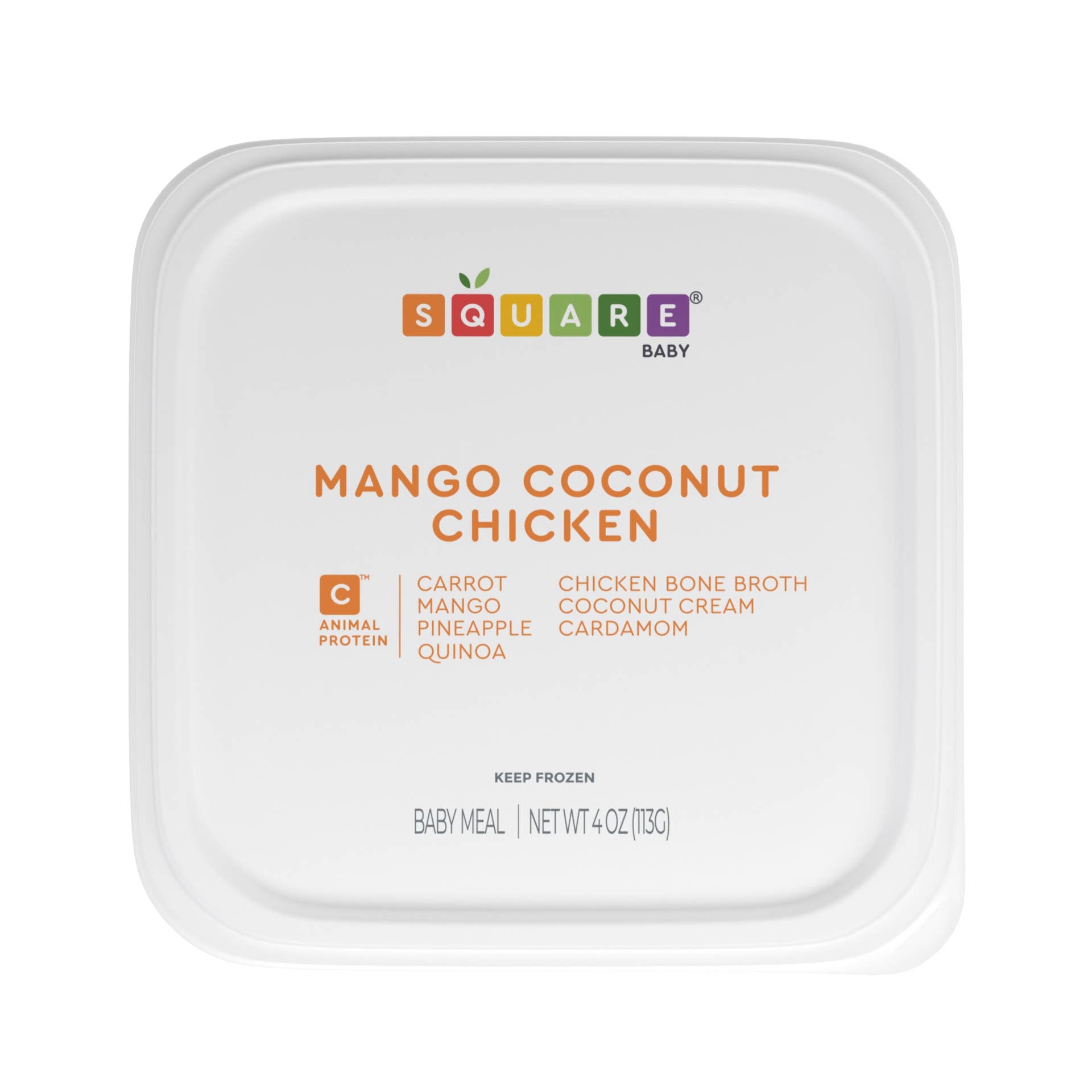 Square Baby - Wholesale Baby Food - Mango Coconut Chicken1