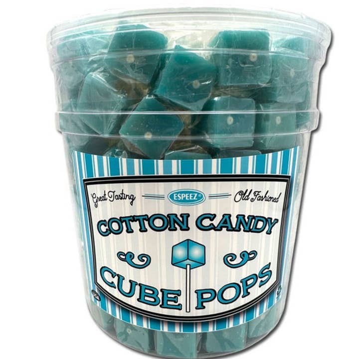 Espeez Cube Pops Cotton Candy Jar - 100ct for wholesale by I Got Your Candy