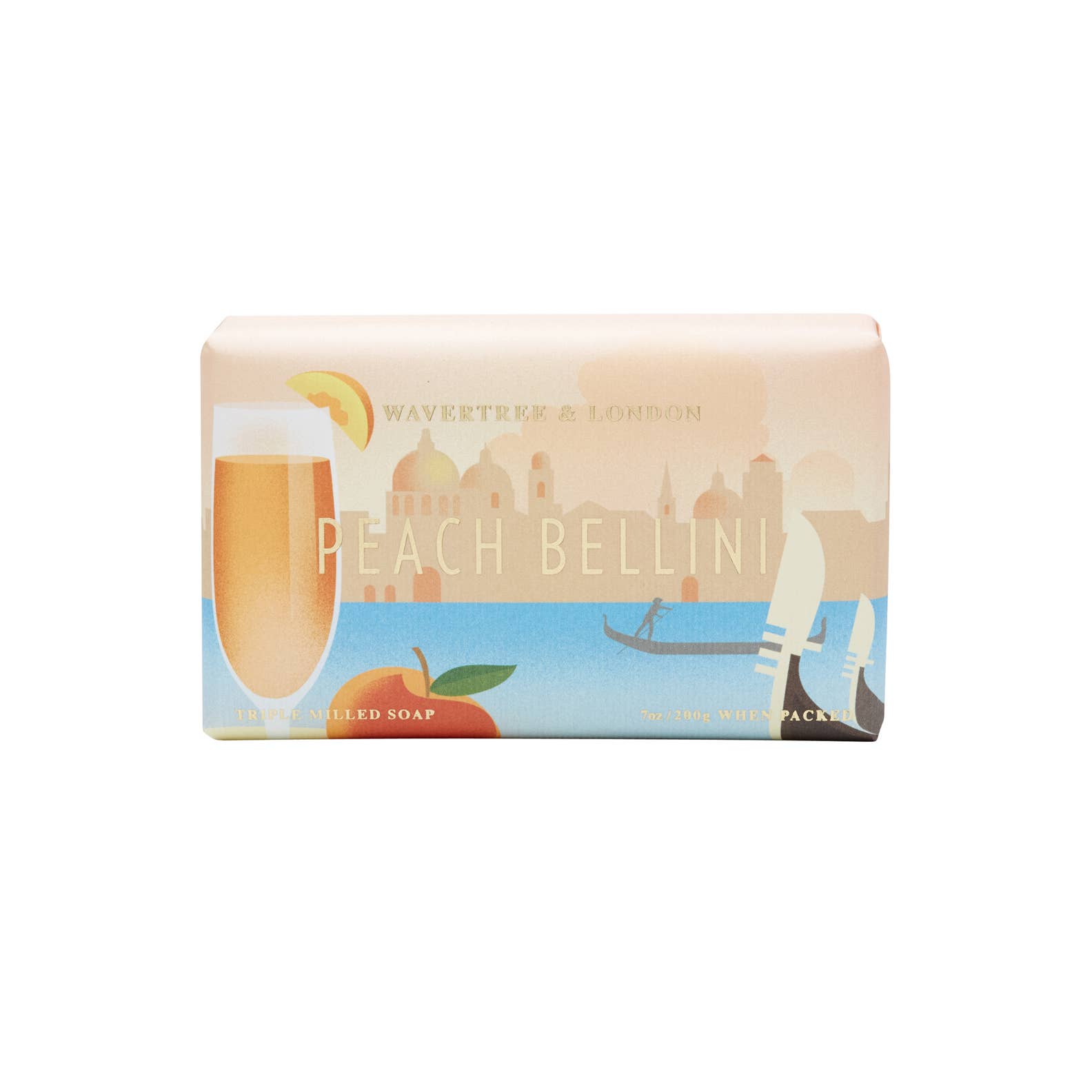 Wavertree & London - Vente Pains de savon - Barres de savon de luxe Wavertree & London Peach Bellini2