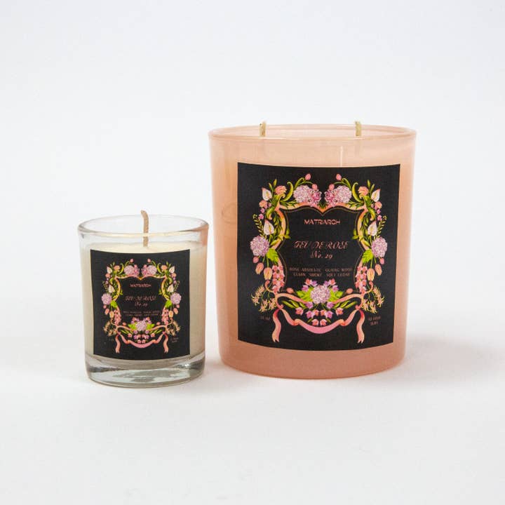 Matriarch - Wholesale Travel Candles - FEU DE ROSE No. 29— Travel Candle (3 oz)1