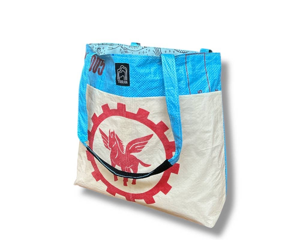 TORRAIN Recycled Bags - Wholesale Tote Bag - Women's - Sustainable Barrel Tote Bag1