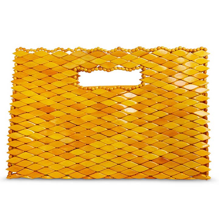 St. Tropez Clutch - Gul for engroshandel hos SHANPAULO LLC