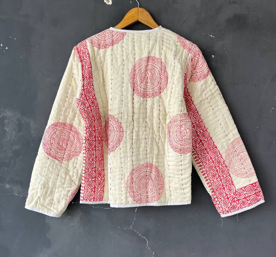 Bhawana Handicrafts - Wholesale Jacket - Women's - Cotton Jacket For Women Kantha Quilt Coat Fashion Jackets4