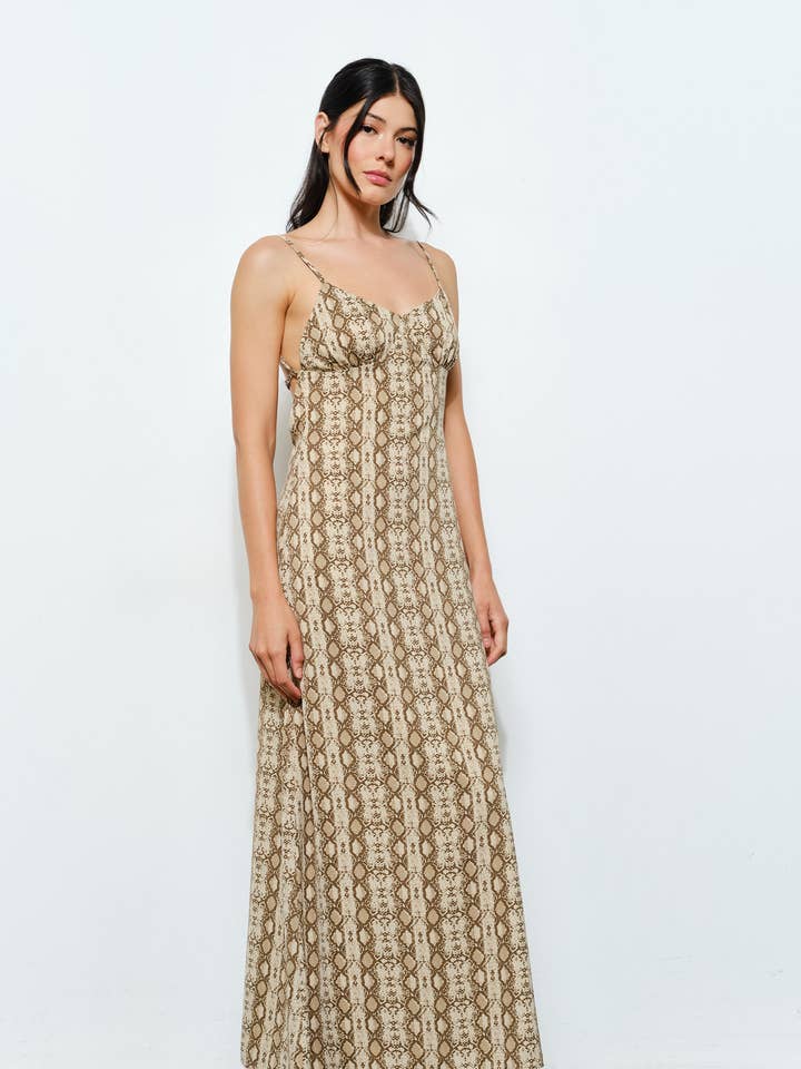 UMA PYTHON MAXIKLÄNNING - Djärv, Utekväll för wholesale av Pretty Garbage