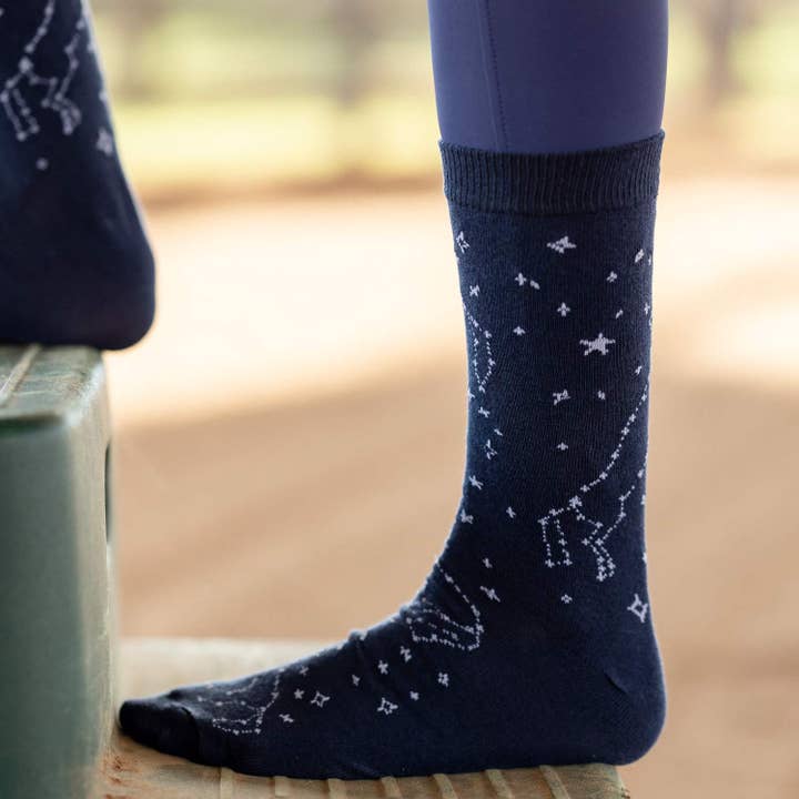 Dapplebay Knit Crew Socks-Constellation for wholesale by JPC Equestrian