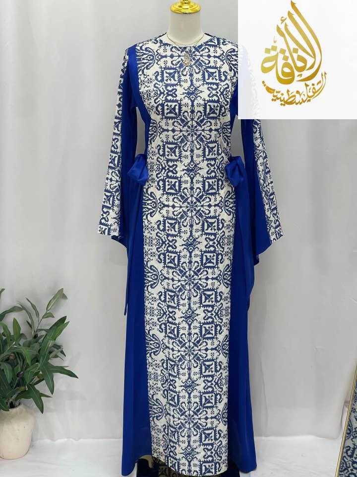 Palestinian Elegance - Wholesale Dress - Women's - Modern Zahra Embroidered Dress | Modest Palestinian Thobe28