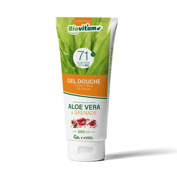 ALOE VERA & POMEGRANATE SHOWER GEL 250 ml for wholesale by biovitam