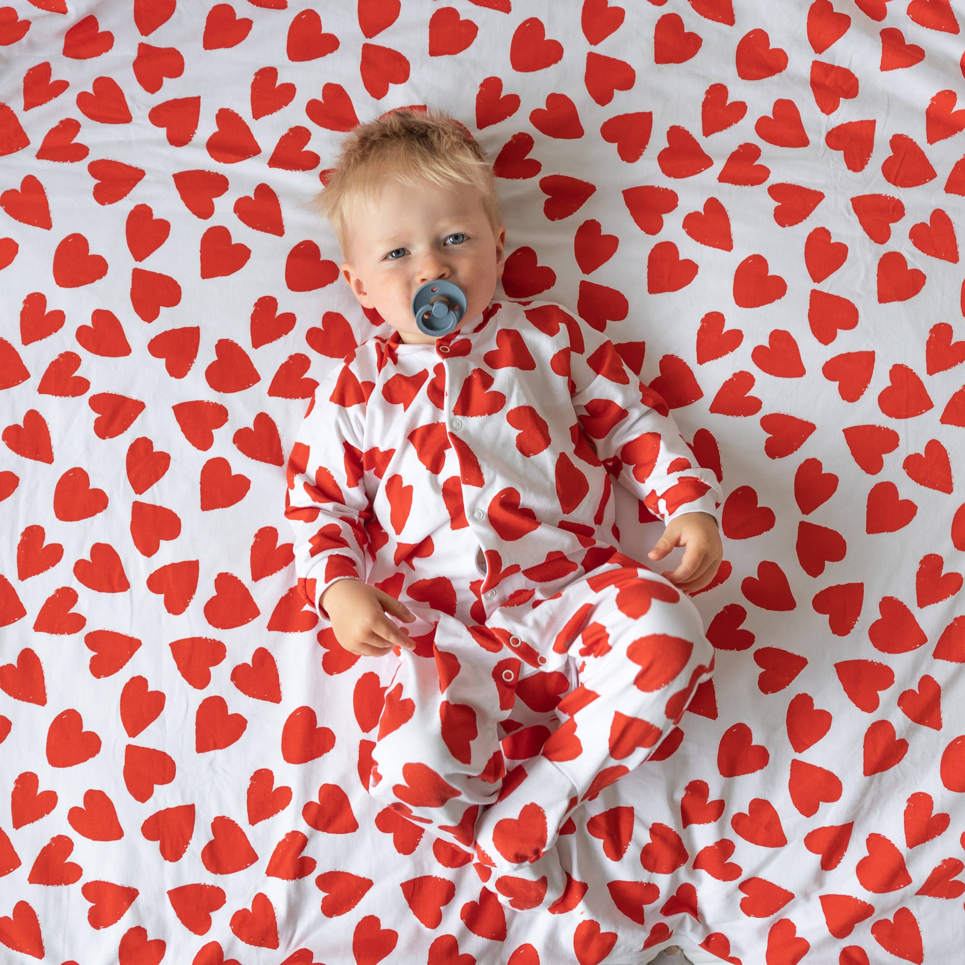 Fred & Noah - Vente Grenouillère – bébé - Pyjama en coton Love Heart17