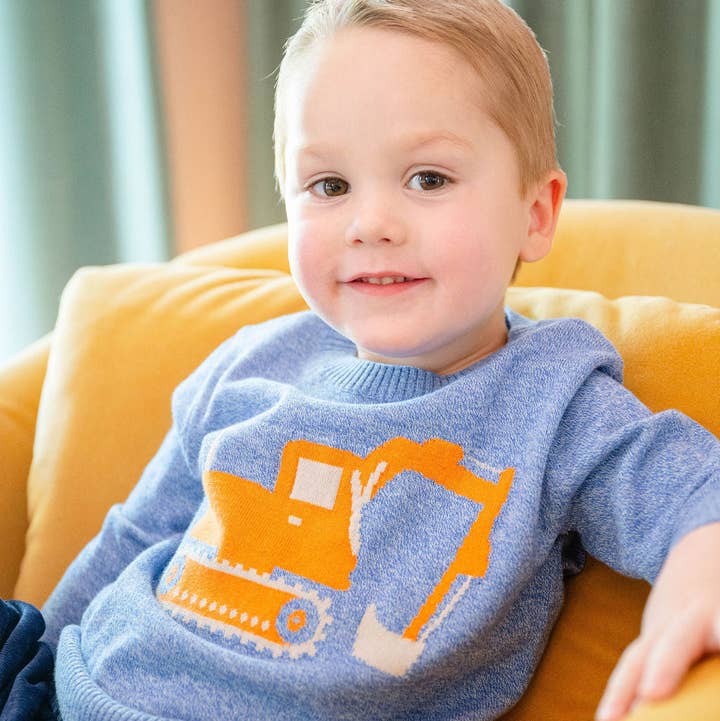 Excavator Jacob Sweater for wholesale by Ruth and Ralph