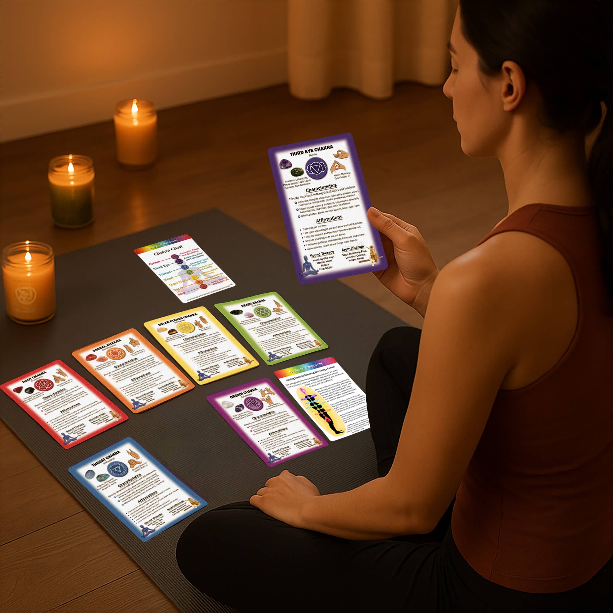 Deep Healing Light - Wholesale Meditation Supplies - Chakra Healing Cards – Spiritual Guidance, Reiki, Wellness1