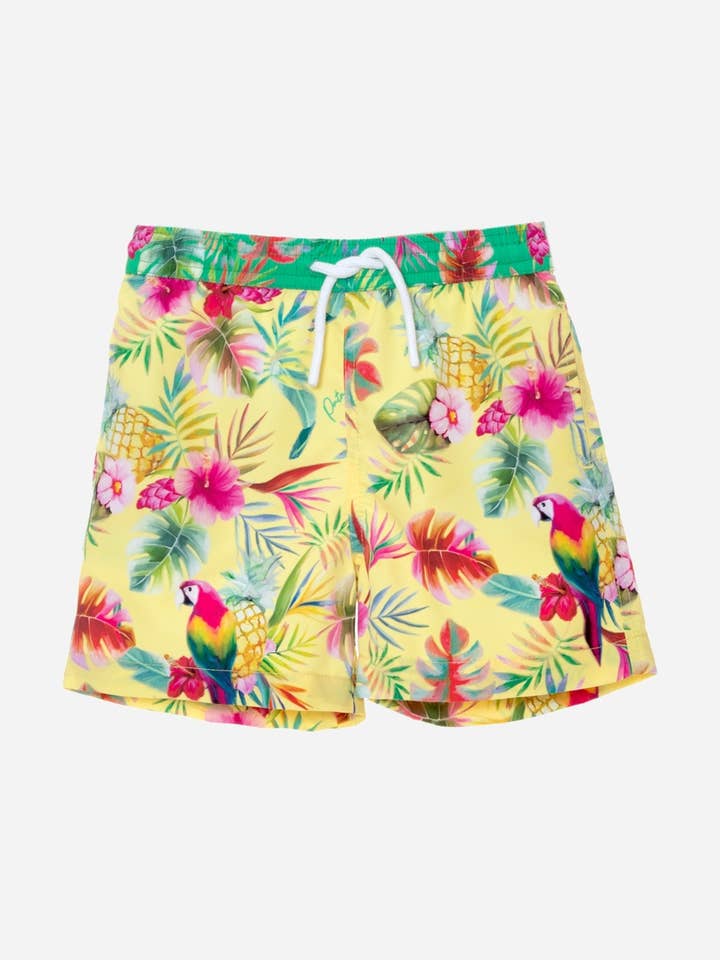 Zwemshorts met tropische print voor wholesale door Patachou