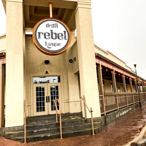 Rebel Draft House Ceramic Coaster for wholesale by South Austin Gallery