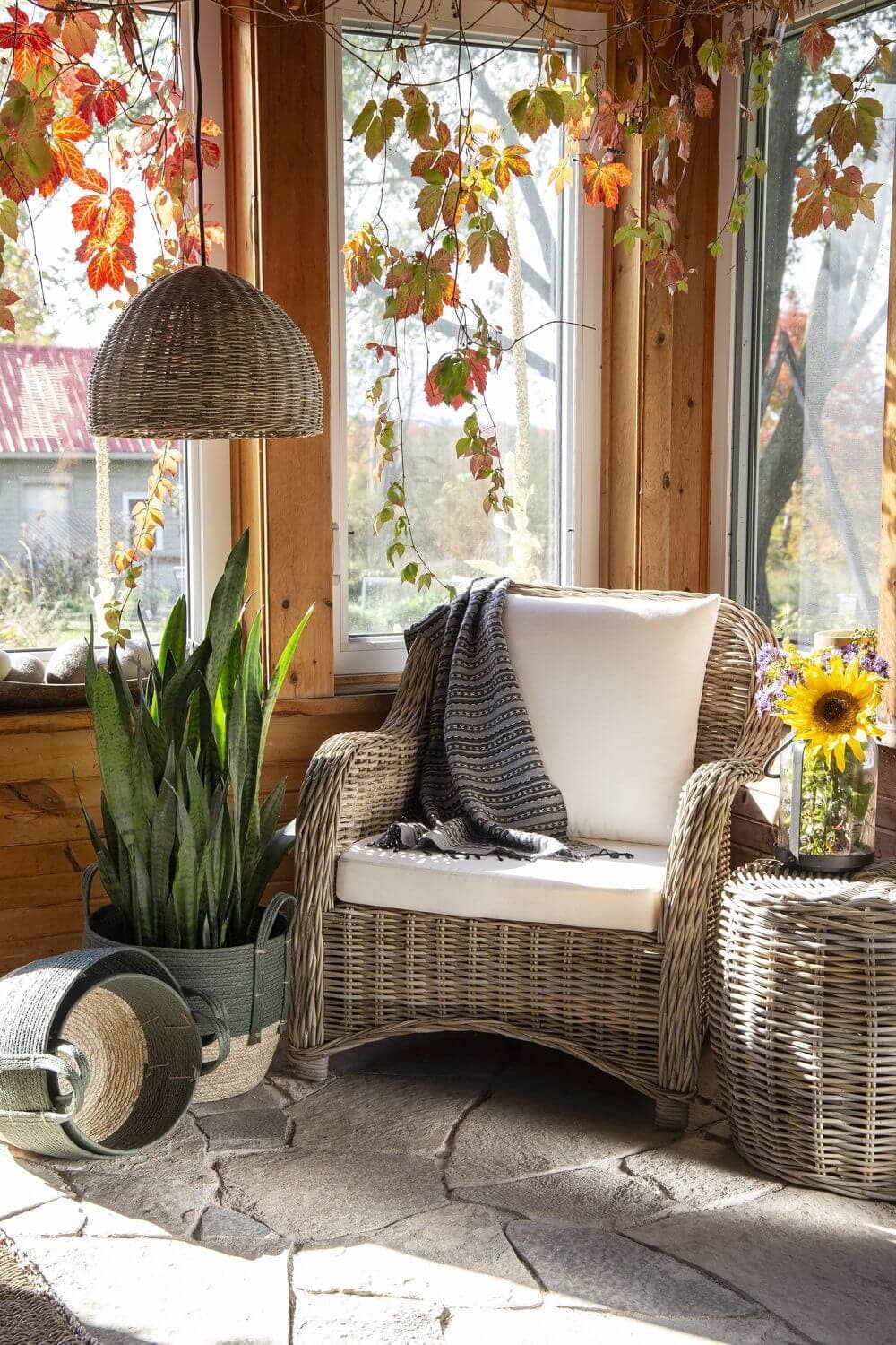 Bacon Basketware - Wholesale Chandelier/Hanging Light - MEDIUM RATTAN PENDANT LIGHT4