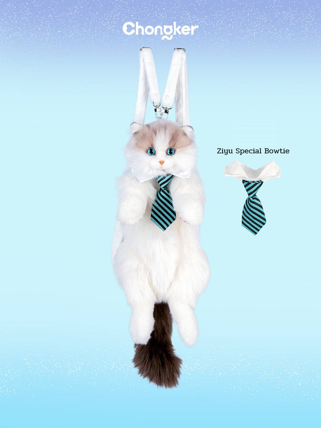 Chongker - Vente Peluche – enfant et bébé - Sac à dos pour chat Ragdoll – Compagnon douillet pour les voyages et l'école7