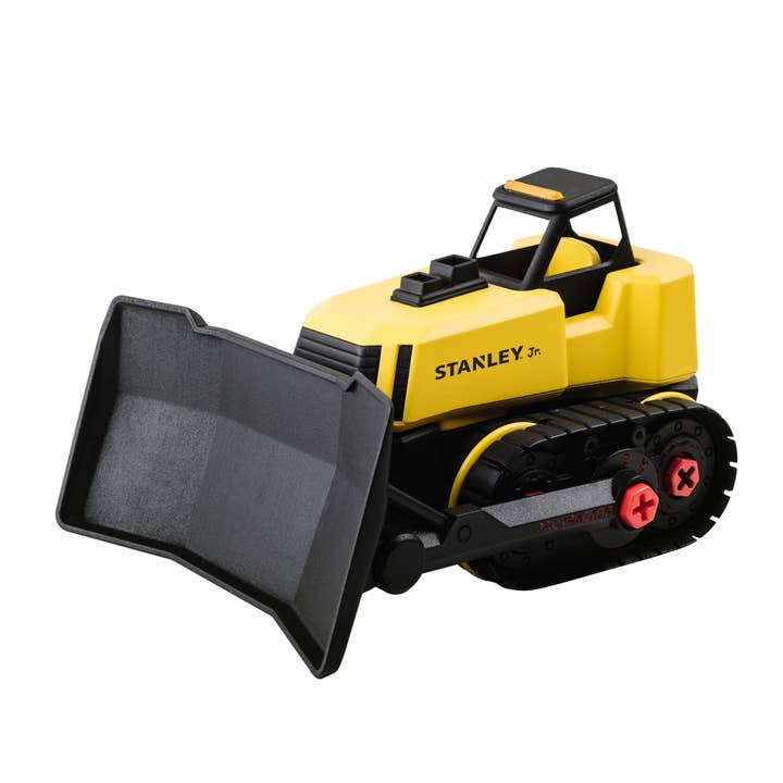 Toysmith - Wholesale Toy Car/Truck - Kids - Red Toolbox Stanley Jr. Take Apart XL Bulldozer Kit
