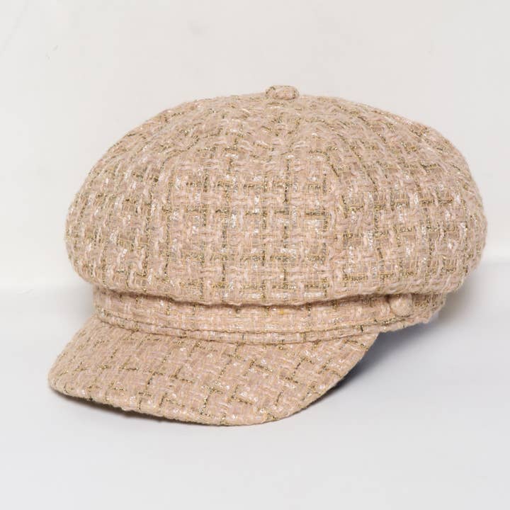 Glittery Tweed Over Sized Cabbie Fall Winter Hats and other Purchase Wholesale tweed cap. Free Returns & Net 60 Terms on Faire trending on Faire.