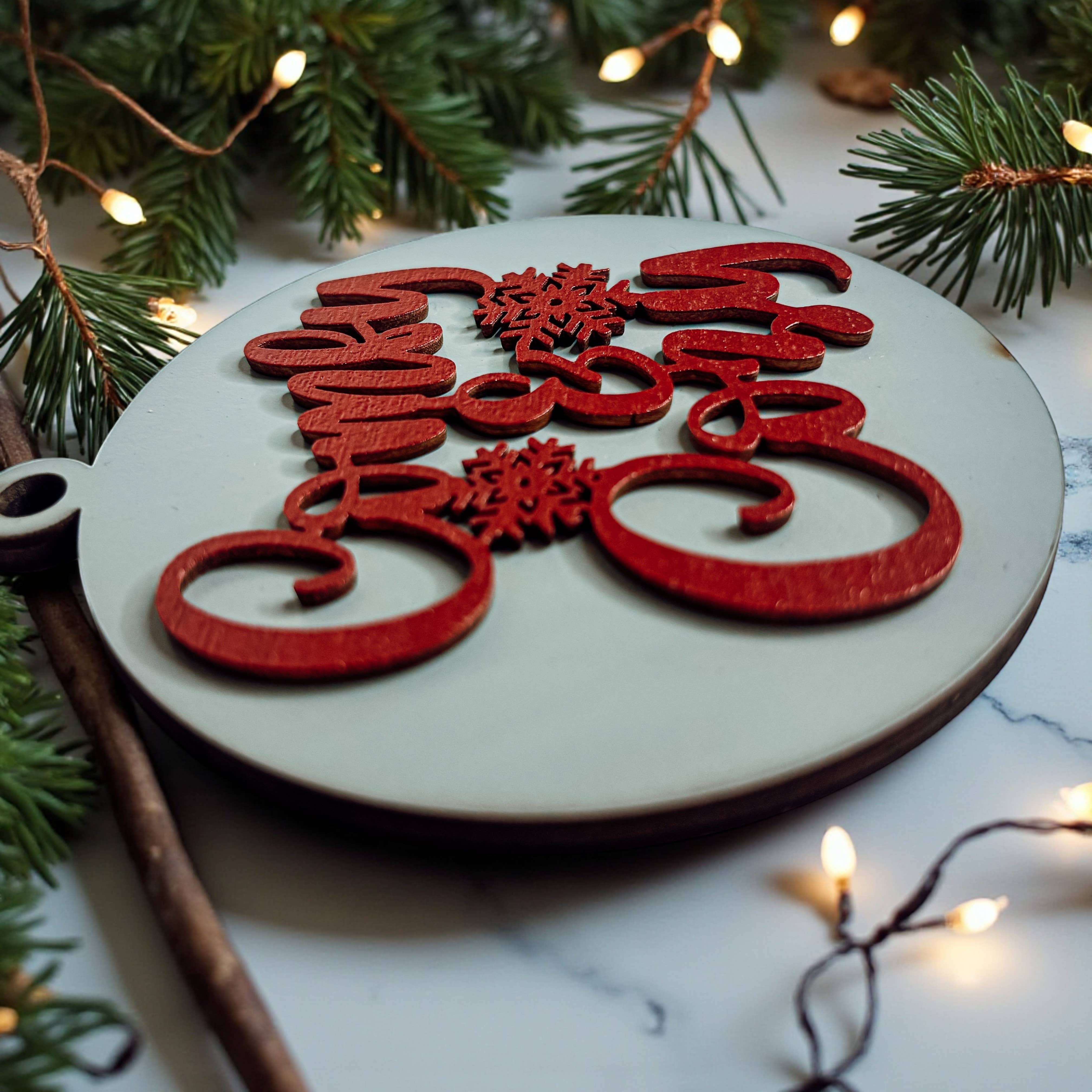 Gia Roma - Wholesale Ornament - Hanging Christmas Decor + Handmade Wooden Ornament Funny44