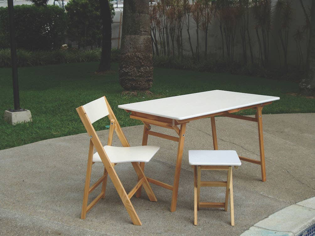 Soluciones De Espacio – wholesale Side table – Folding table - Wooden - portable7
