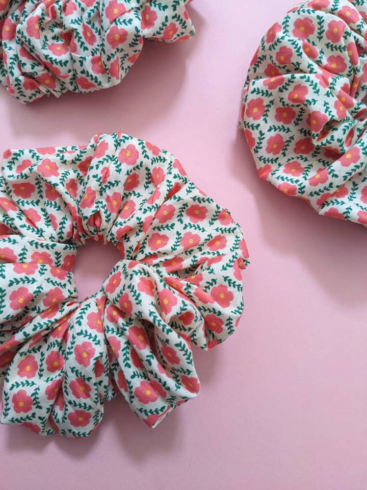 Coletero de gran tamaño con estampado floral para venta al por mayor de Custard Cloth