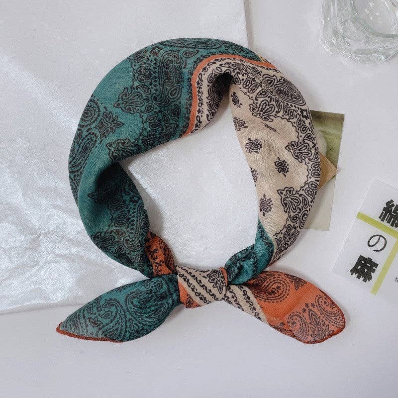FurDecoration - Wholesale Scarf - Women's - Thin Printed Small Handkerchief4
