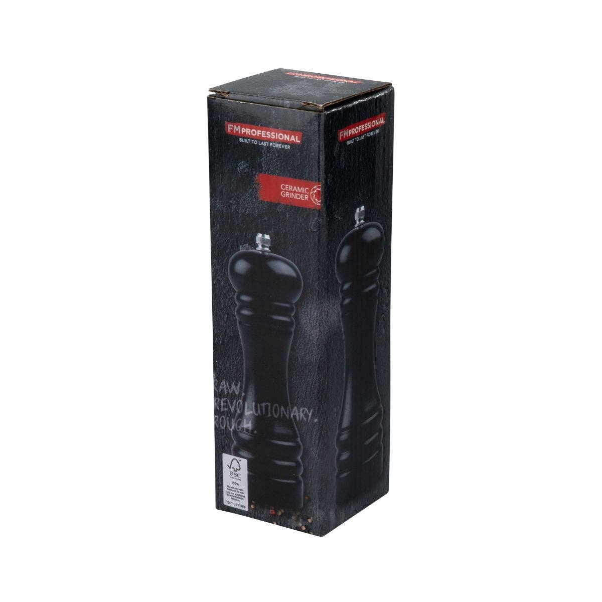 FM Professional - Wholesale Pepper Mill - FM Professional Divers 18 cm Black Manual Pepper Mill4