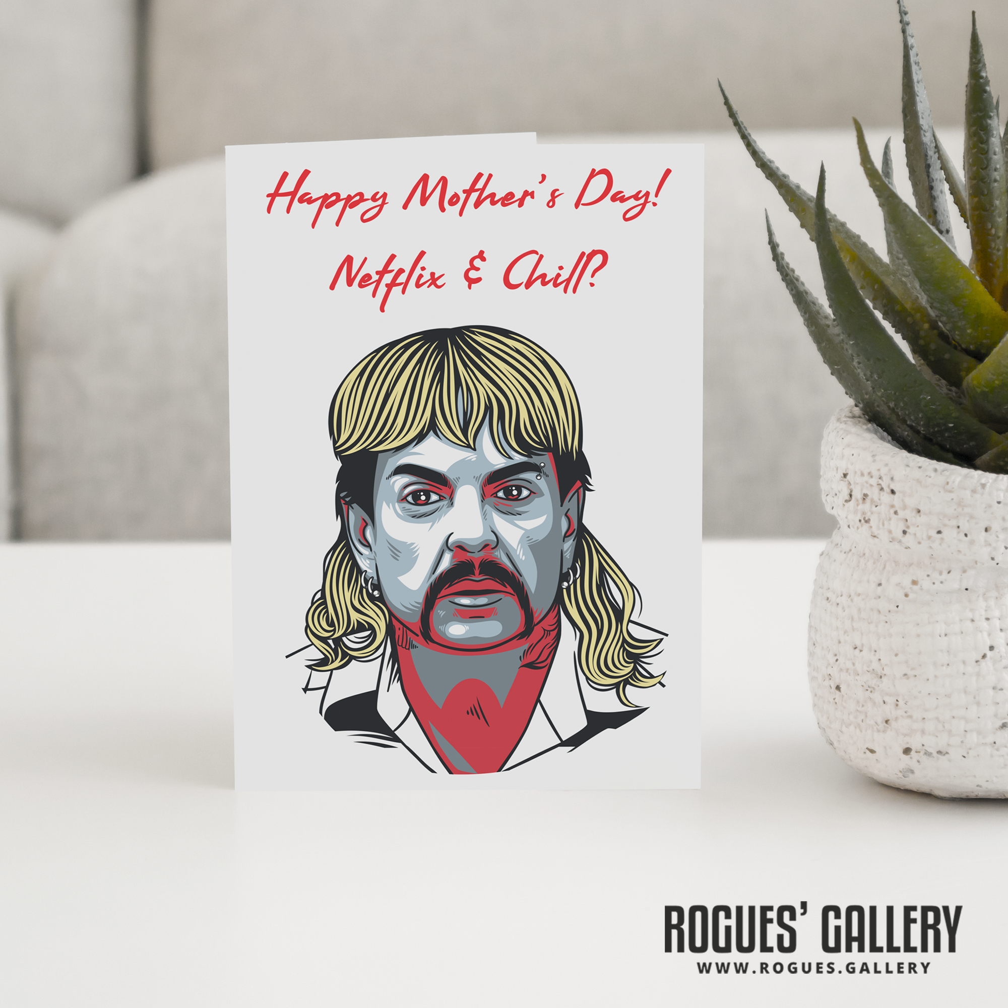 Rogues' Gallery – wholesale Father’s Day card – Joe Exotic aka The Tiger King Birthday, Mother's Day3