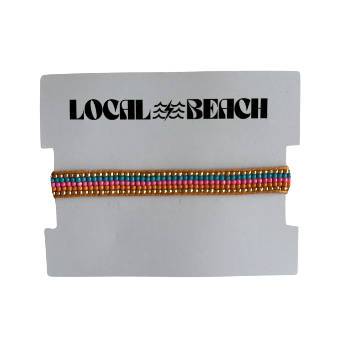 Local Beach - Wholesale Beaded Bracelet - Local Beach Stripe Beaded Bracelet4