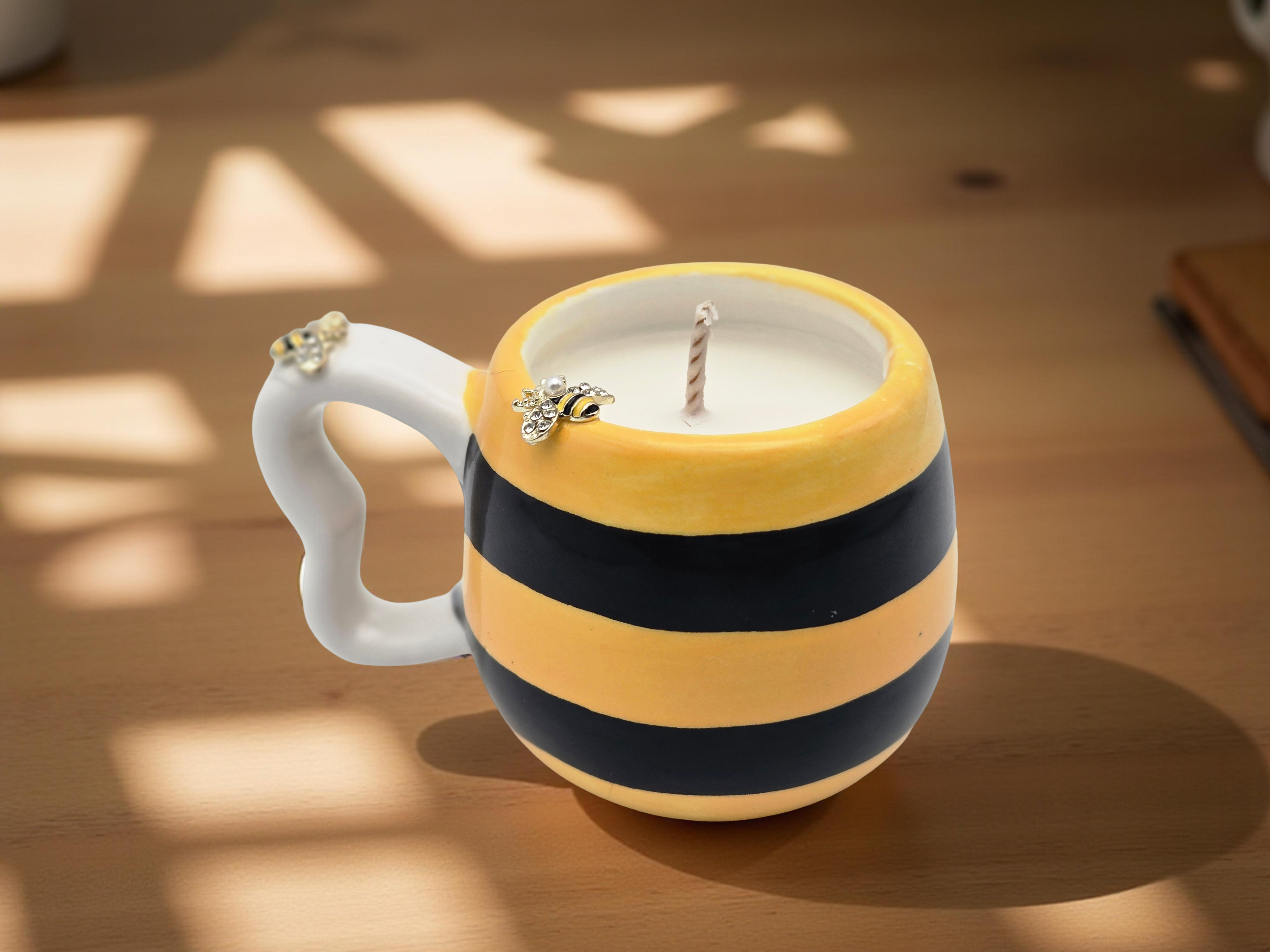 Simply Southern Homemade – Engroshandel Glaslys – Mini Honningbi Lys2