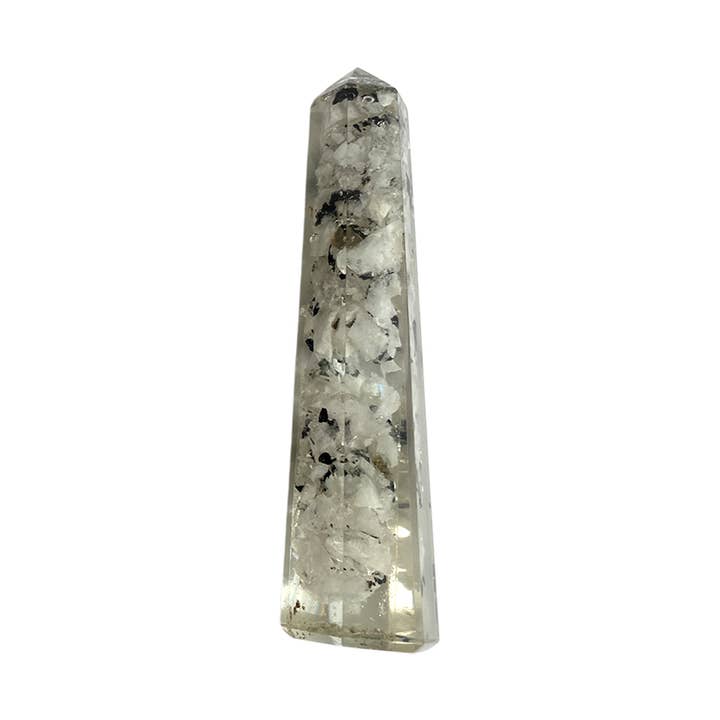 VIE - Wholesale Spiritual Stone/Crystal - Orgonite Obelisk Tower, 10-12cm9