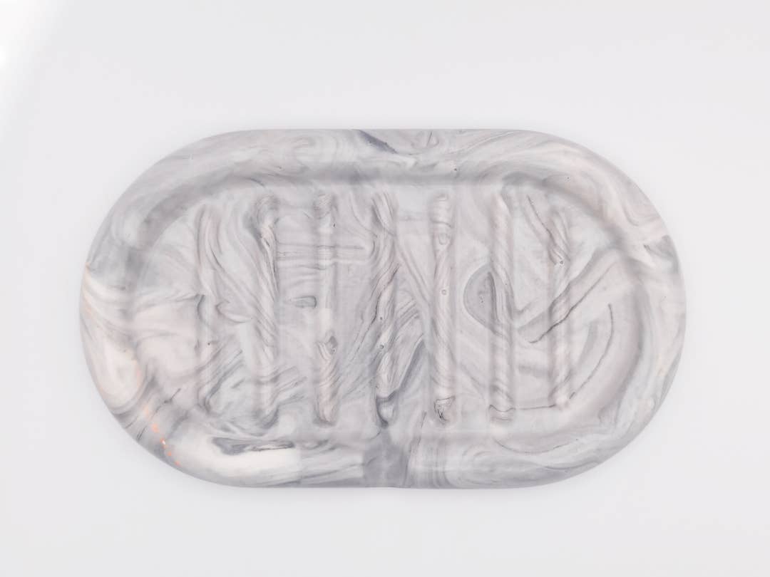 Hey Denise - Wholesale Soap Caddy - Colourful and graphic Jesmonite soap holder