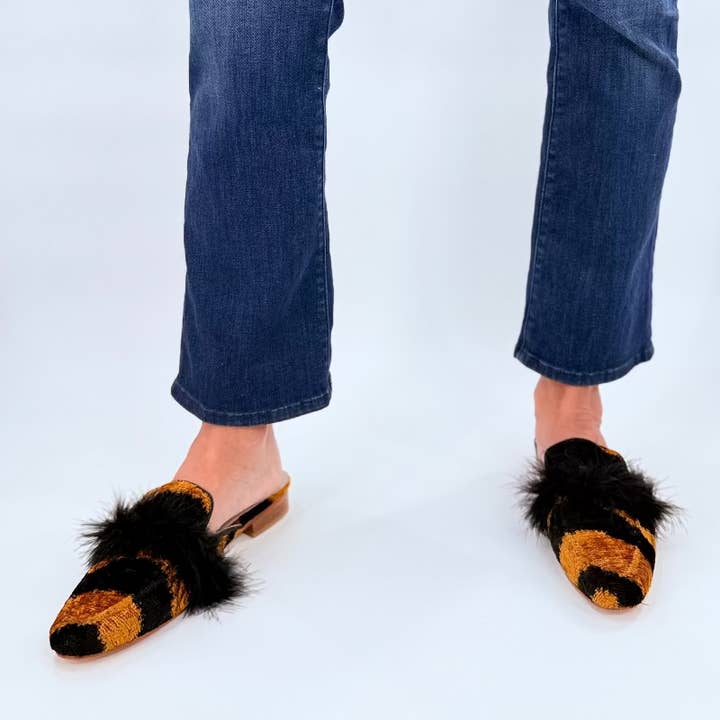 Tiger Print Zoe with Fur for wholesale by Baldiz