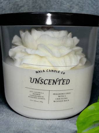 VELA DE 14oz SEM PERFUME por atacado de Nala Candle Co