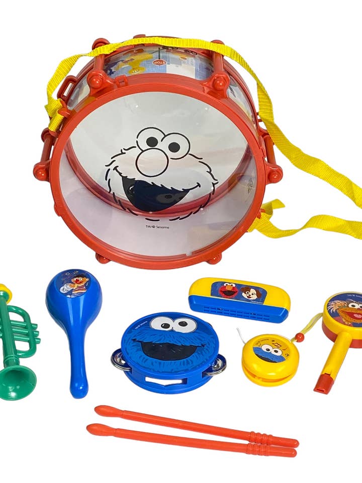 Sesame Street Musical Toy – 9pc All In One Band Set for wholesale by License 2 Play Toys