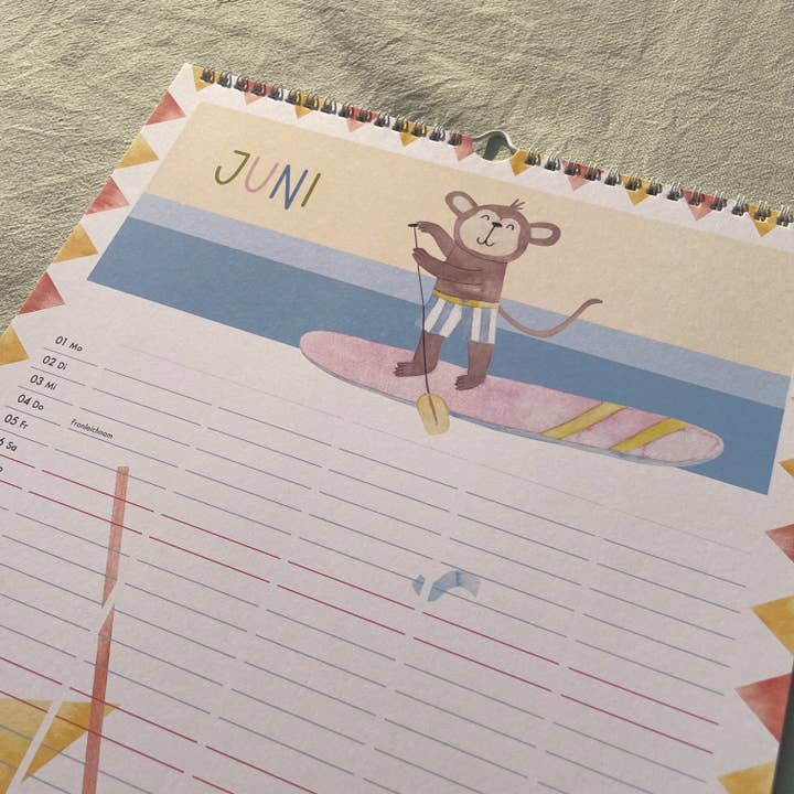 Hannahs Firlefanz - Wholesale Calendar - Family Calendar 2026 DIN A3 – 5 Columns8