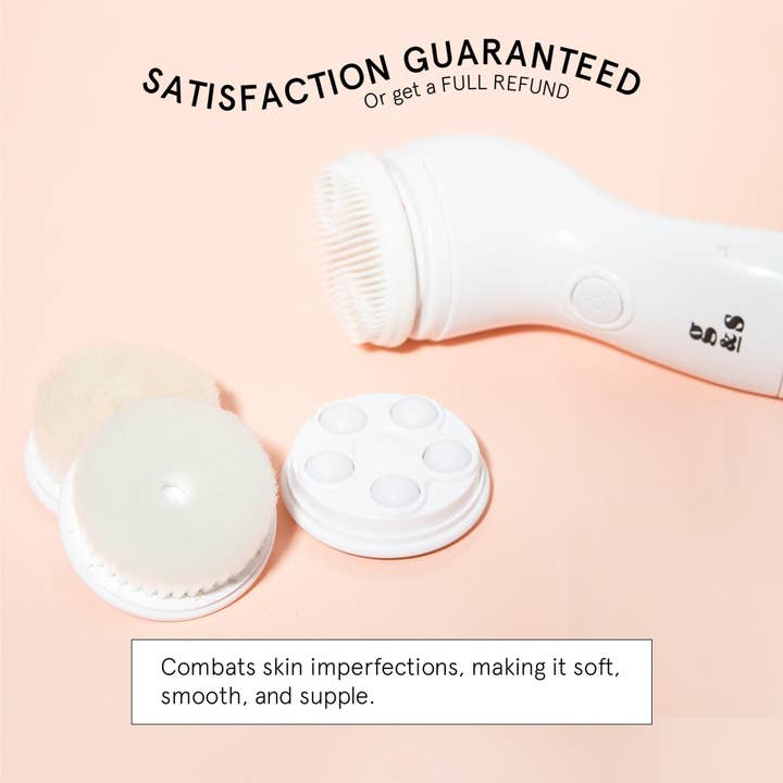 Grace & Stella Co – Großhandel Elektronische Hautpflegegeräte – 3-in-1 Drehbürste für das Gesicht3