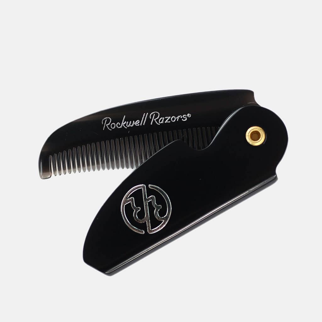 Rockwell Originals - Wholesale Beard Brush/Comb - Rockwell Folding Moustache and Beard Comb2