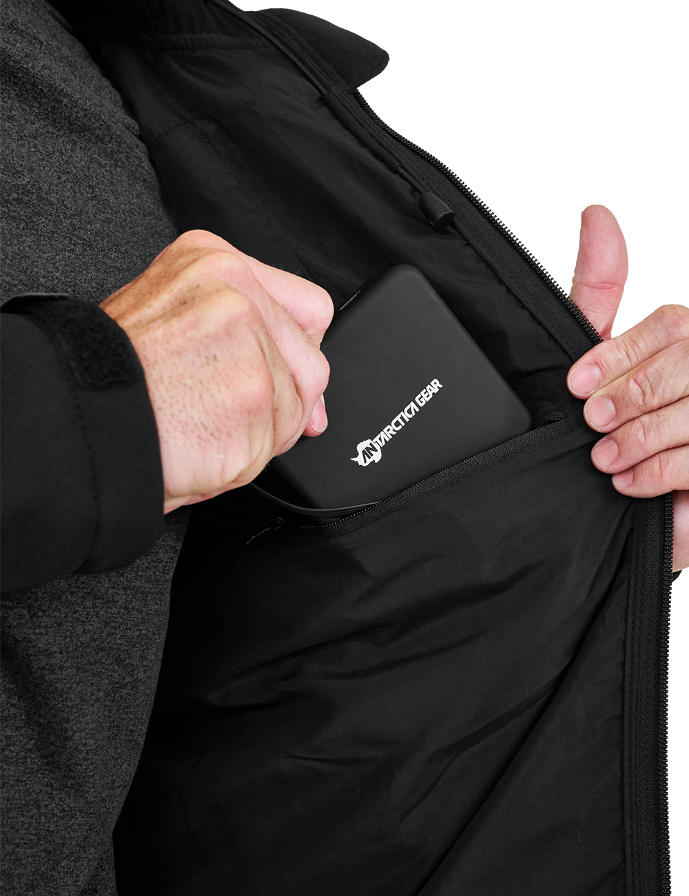 Antarctica Outdoors - Wholesale Jacket - Men's - ANTARCTICA GEAR Heated Jacket for Men and Women, Winter Coat Soft Shell Heating Hood Jacket6