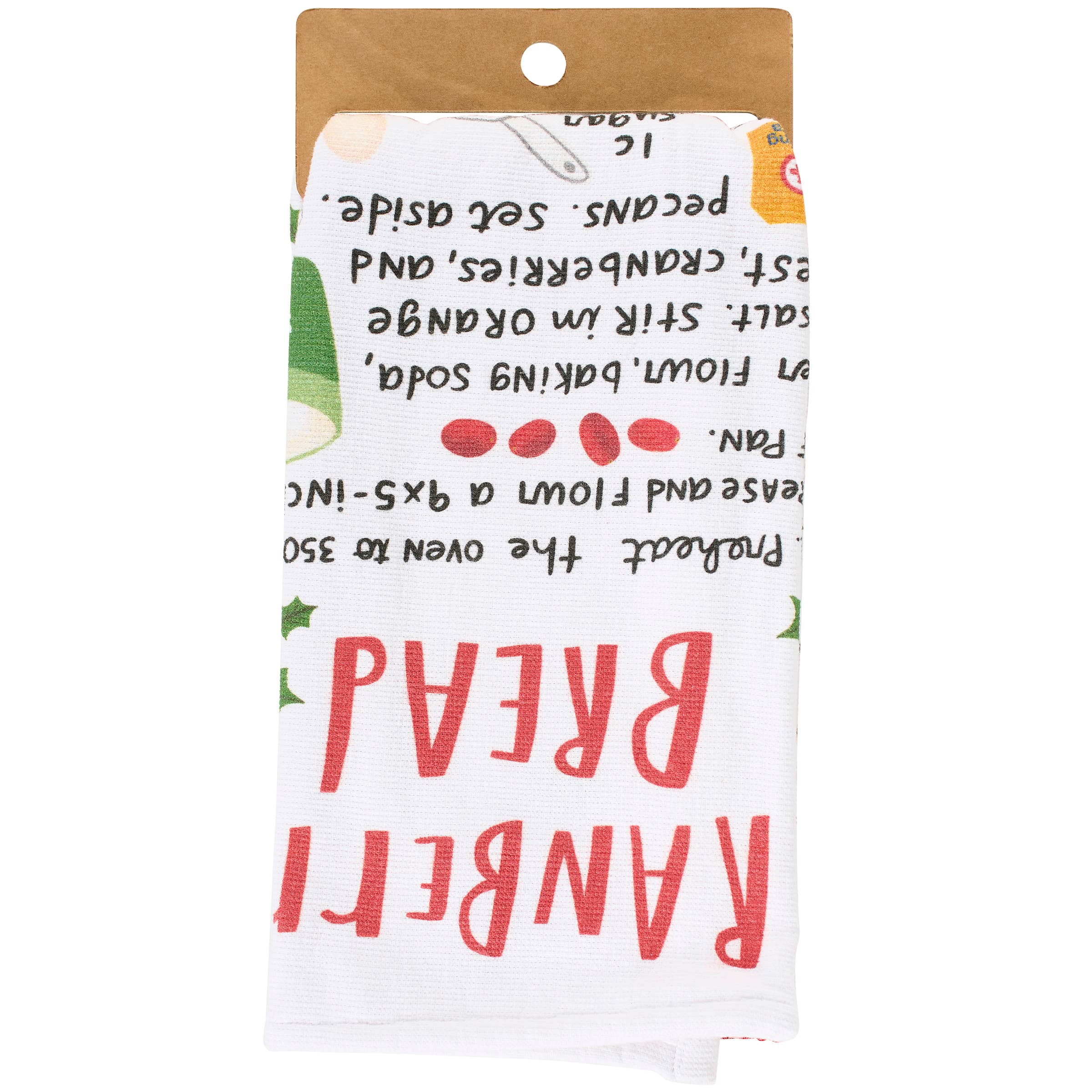 Primitives by Kathy - Wholesale Tea Towel - Cranberry Bread Kitchen Towel1