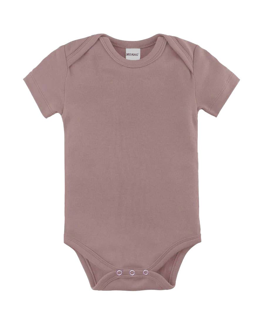 MONAG - Wholesale Bodysuit (Non-Footed) - Baby - Organic Short Sleeve Baby Bodysuit, Baby Essentials1