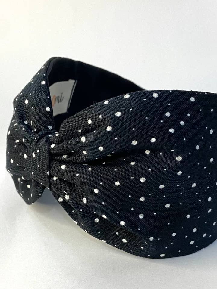 Topos Black Turban Headband for wholesale by Nuevemi