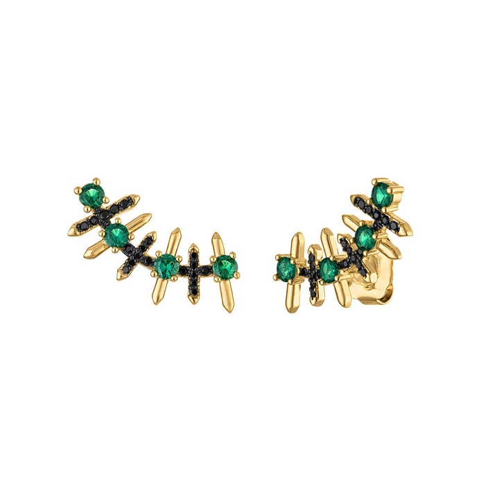 Alondra Ear Climber Earrings for wholesale by Josefina Jewels