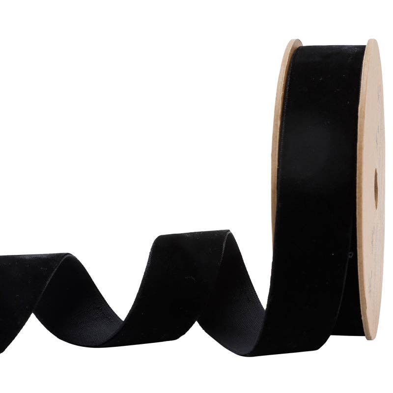 LA Ribbons Wholesale – Engroshandel Bånd – 23 farver | 1" fløjlsbånd | 10 yard rulle11