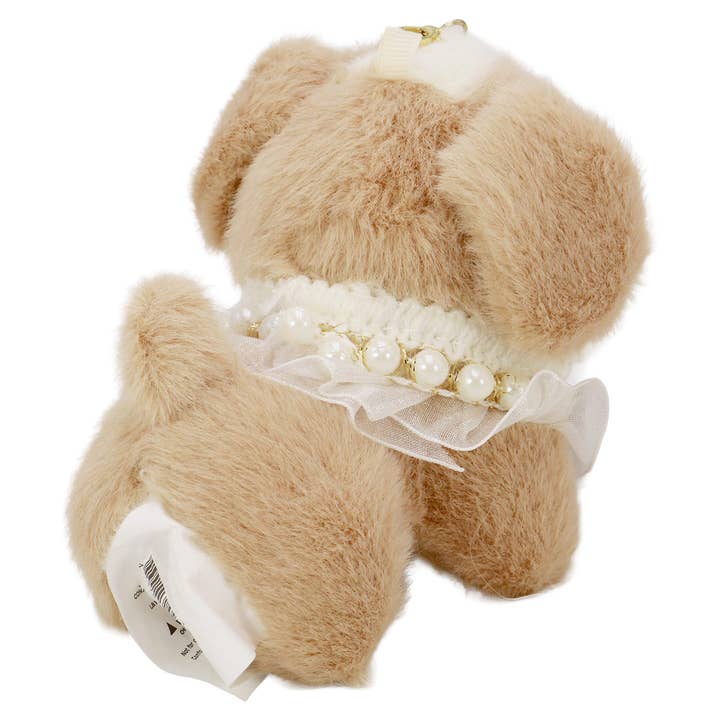 ASSORTED Posh Cute Puppy Dog Fuzzy Stuffed Key Chain for wholesale on Faire8