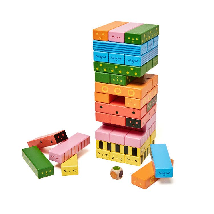 Kikkerland Design Inc - Wholesale Stacking Game - Stack-A-Bug Wooden Game1