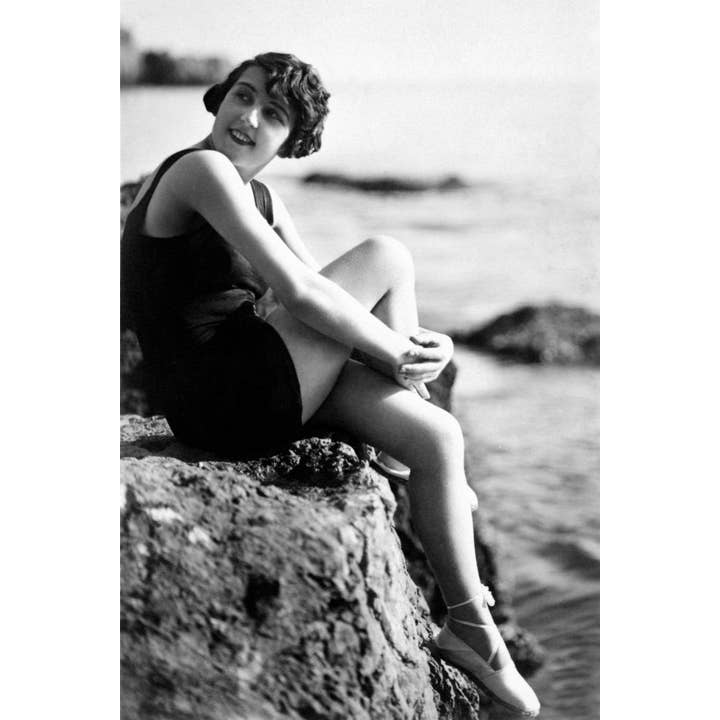 1920-talets kvinnor i baddräkt för wholesale av Retrospect Greeting Cards