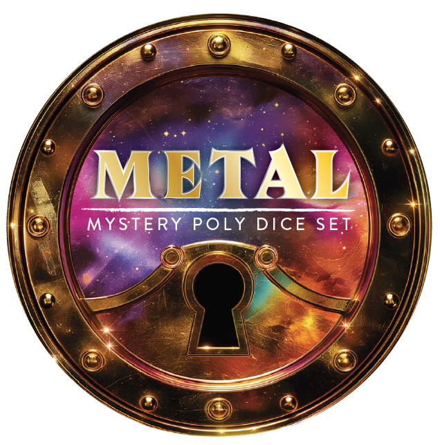 Trade Dice – wholesale Dice – Metal Mystery Display - Random METAL Poly Dice Sets - x51