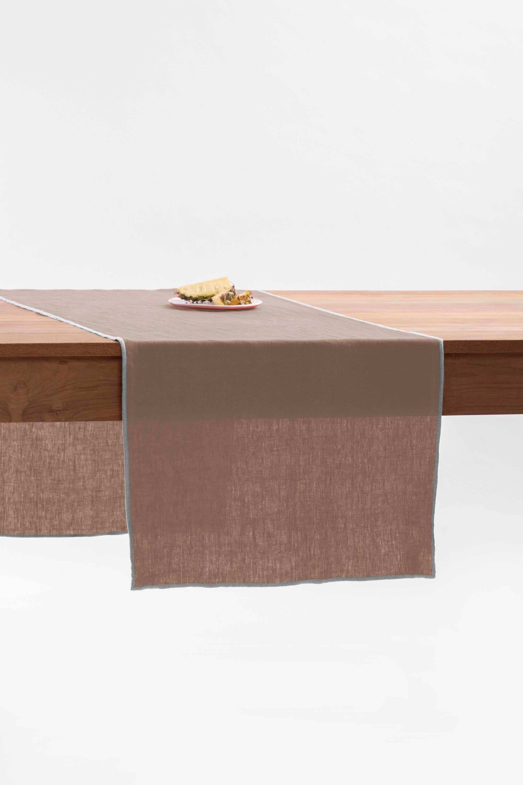 Live Linen - Wholesale Table Runner - Grey Needle Linen Table Runner – Premium6