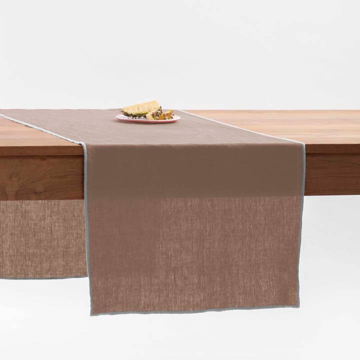 Live Linen - Wholesale Table Runner - Grey Needle Linen Table Runner – Premium6