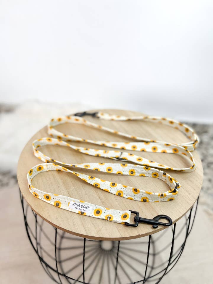 SUNFLOWERS MULTI-POSITION STRAP for wholesale by Kina Dogs